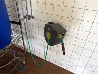 Vattenslang och blandare