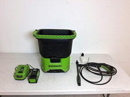 Batteridriven högtryckstvätt, Greenworks