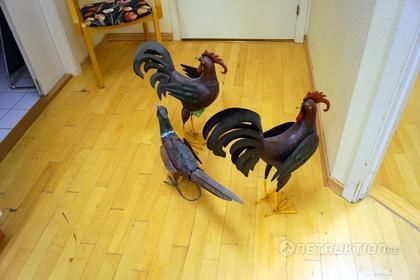 3st fåglar i plåt