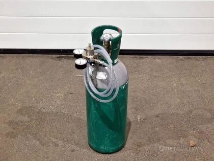 Kolsyreflaska med regulator, 10kg