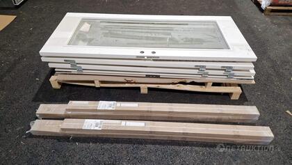 4st Schüco fönsterkarmar alu.