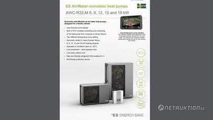 Luft/Vatten Värmepump 20kW - Energy Save