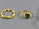 Silversmycken, 9 delar, ringar strl 61