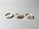 Ringar i silver, 9st, strl 53