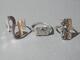 Ringar i silver 10st, strl 57