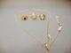 Silversmycken, 4 delar, ringar strl 55