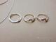 Silversmycken, 5 delar, ringar strl 49