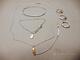 Silversmycken, 5 delar, ringar strl 49