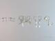 Örhängen i silver, 10 st