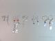 Örhängen i silver, 10 st