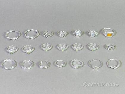 Ringar i silver, 20st Ringar i silver, 20st