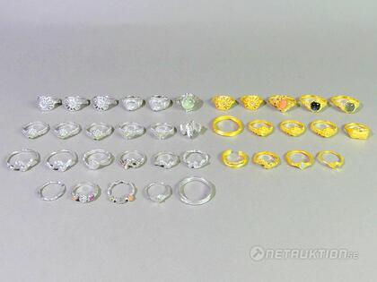Ringar i silver, 25st Ringar i silver, 25st