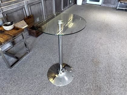 Högt glasbord