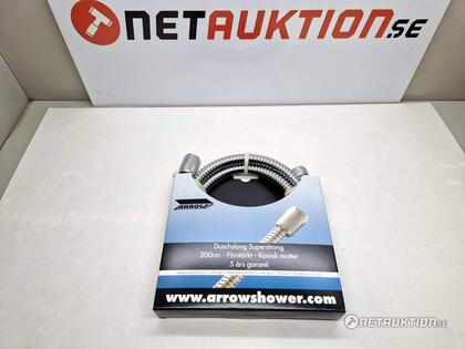 3st Duschslang Superstrong metall 200 cm 3st Duschslang Superstrong metall 200 cm