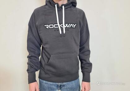 Mörkgråa hoodies 10st, Rockway strl M
