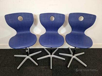 Stolar Panton, blå, 3st Stolar Panton, blå, 3st