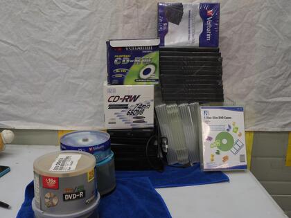 DVD-brännare, skicor och fodral