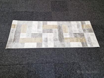 matta rutig grå/gul