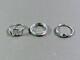 Ringar i silver 12st, strl 45