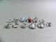 Ringar i silver 12st, strl 45
