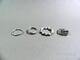 Ringar i silver 12st, strl 49