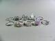 Ringar i silver 12st, strl 49