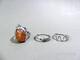 Ringar i silver 10st, strl 53