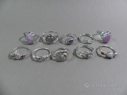Ringar i silver 16st, strl 47