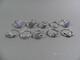 Ringar i silver 16st, strl 47
