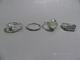 Ringar i silver 10st, strl 54