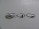 Ringar i silver 10st, strl 54