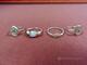 Ringar i silver, 10 st