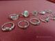 Ringar i silver, 10 st
