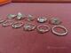 Ringar i silver, 10 st