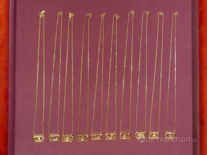 Halsband i silver, 10 st