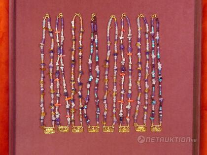 Halsband i silver, 8 st