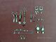 Blandade smycken i silver, 8st