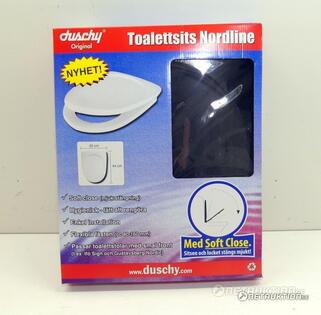 Toalettsits "Nordline" 68st Svart
