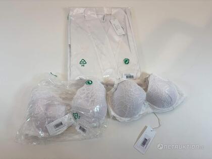 Kimono & Padded Strap Bra, stl: L & 75C