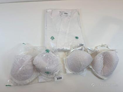 Kimono & Padded Strap Bra, stl: XL & 80D