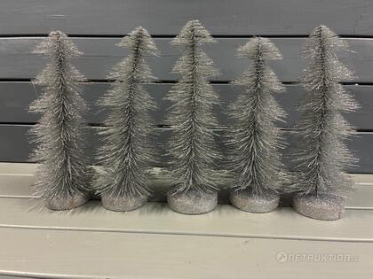 Julgran, silver, 125st