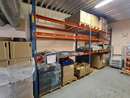 Pallställ, 2 sektioner