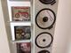 Teststation av CD, butiksdisplay - Lift