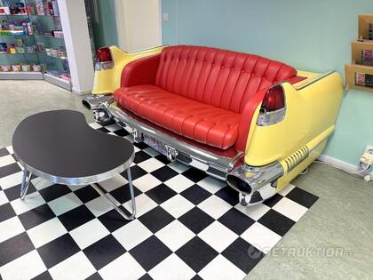 Cadillac 1956 bilsoffa i plåt