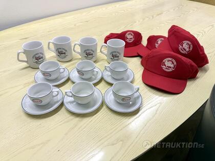 Kaffeporslin Arabia - Esso & Volvo 