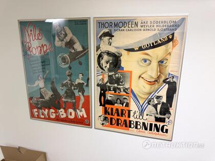 Filmposter, Flyg-bom & Klart till Drabbning