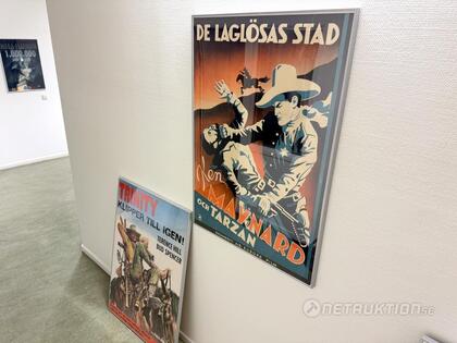 Filmposter, Western, De Laglösas Stad & Trini