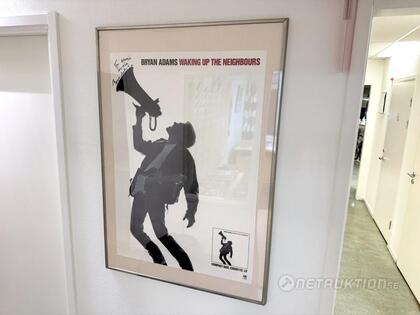Poster, Bryan Adams - Signerad