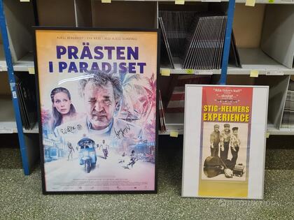 Filmaffischer, signerade