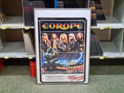 Reklamaffisch, Europe signerad!!